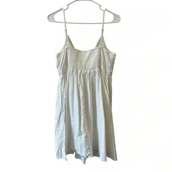 White Mini Cami Dress Old Navy Women Medium with Pockets - Picture 5 of 9